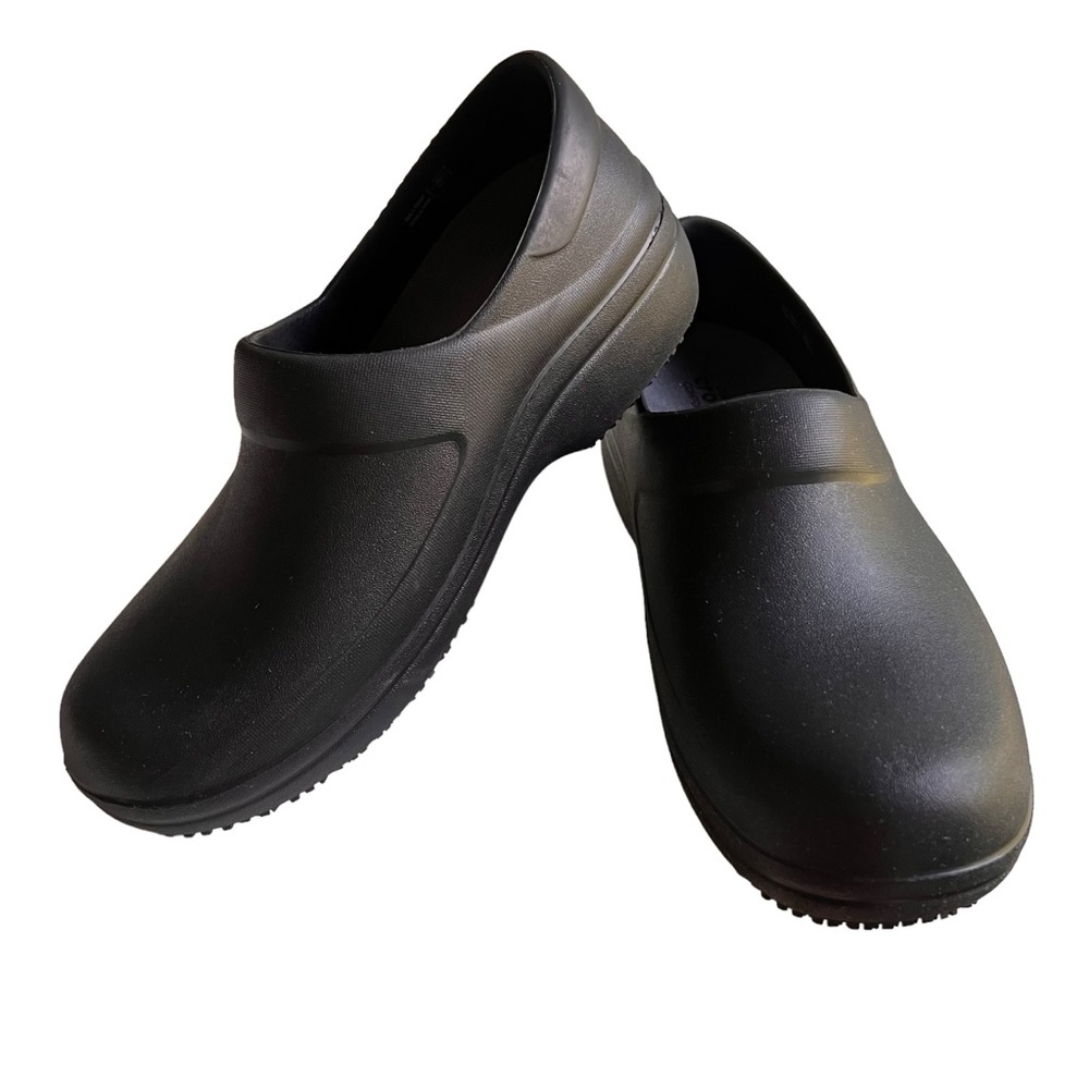 Crocs On The Clock Work Slip On Clogs Slip Resist… - image 7
